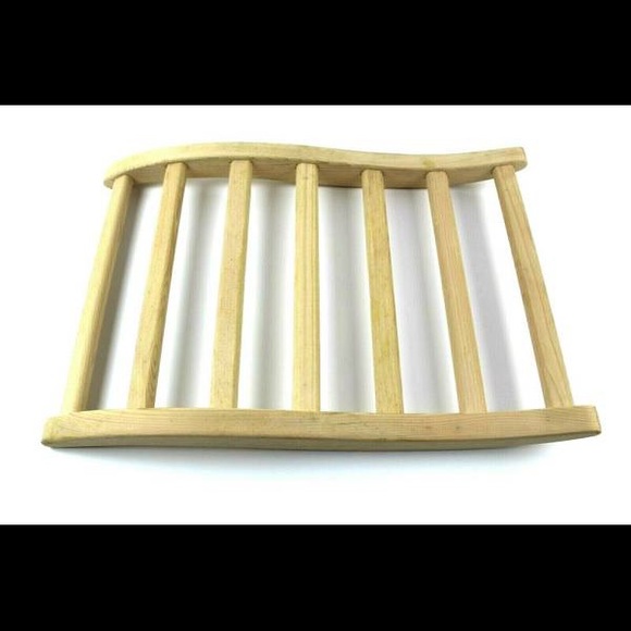 Ergonomic S-Shape Sauna Backrest Unfinished Wood - Picture 3 of 4